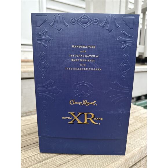 Crown Royal Bottle (Empty) with Original Box and Velvet Bag - Picture 1 of 7